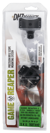 DNZ Game Reaper 2 30mm X-High Scope Rings for Howa 1500/Mini with black finish